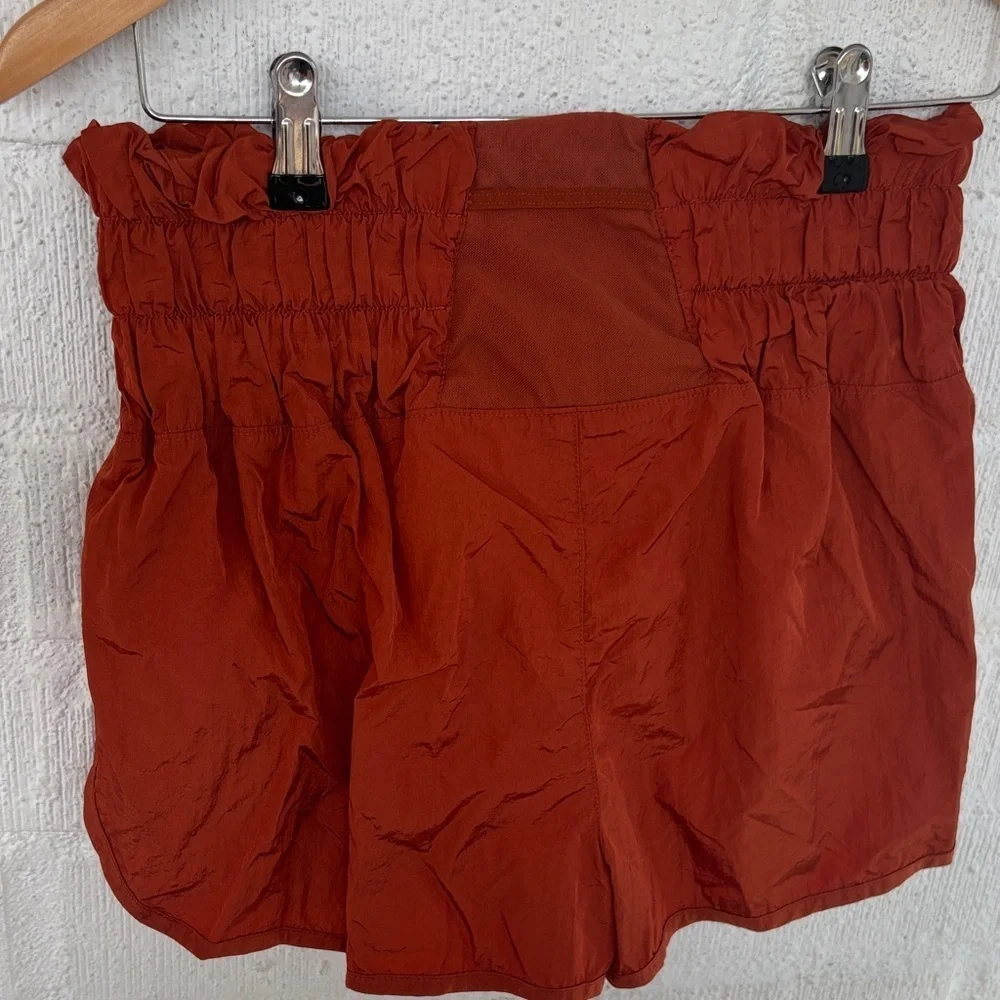 Free People Movement Burnt Orange Athletic Shorts sz M